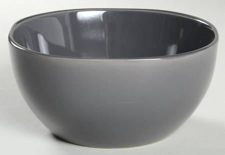 Soho Lounge Solid Gray Soup/Cereal Bowl
