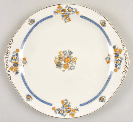 GRI438 Handled Cake Plate
