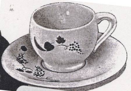 Monaco Footed Cup & Saucer Set