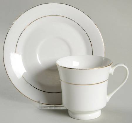 Cellini Footed Cup & Saucer Set