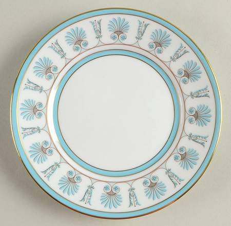 Palmette Indaco (Indigo) Bread & Butter Plate