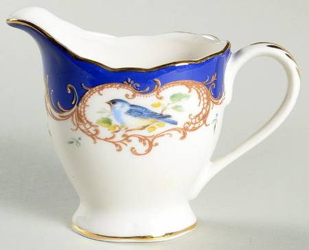 Birds Royal Blue Creamer