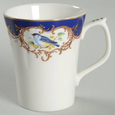 Birds Royal Blue Mug