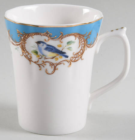 Birds Peacock Blue Mug
