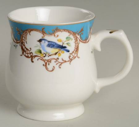 Birds Peacock Blue Mug