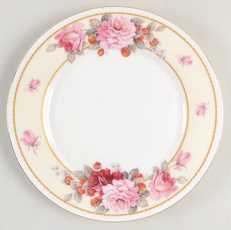 Peony and Strawberry Cream by Gracie Bone China