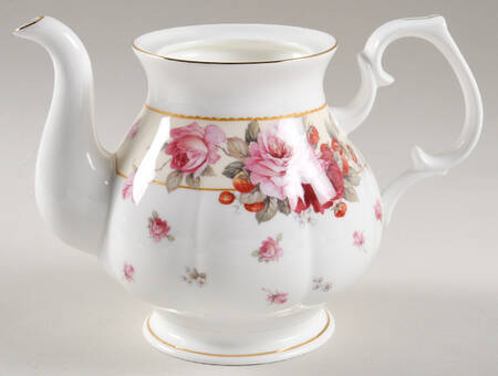 Peony and Strawberry Cream Tea/Coffee Pot No Lid