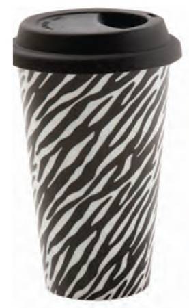 Ashanti Damask Travel Tumbler & Silicone/Plastic Lid