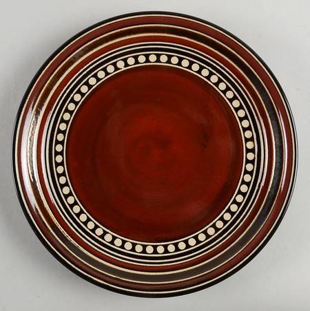 Cafe Versailles Red Salad Plate