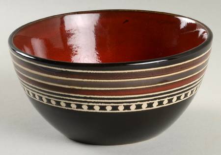 Cafe Versailles Red Soup/Cereal Bowl