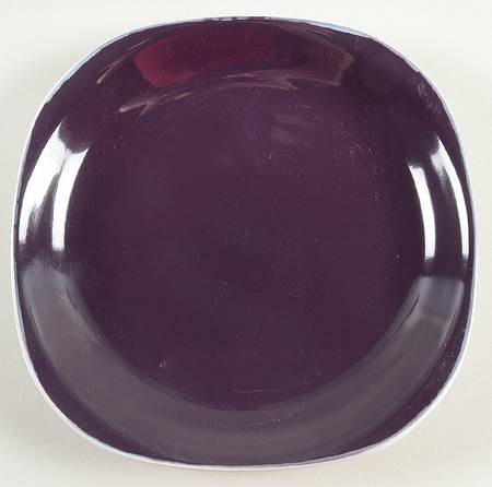 Chicstone Purple Square Salad Plate