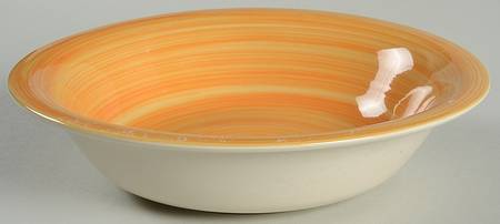 Color Vibes (Off White Body) Soup/Cereal Bowl