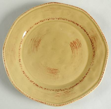 Hammered Shades Camel Beige Salad Plate