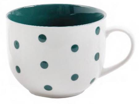Polka Rossa Latte Mug