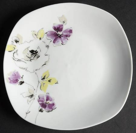 Purple Bloom Salad Plate