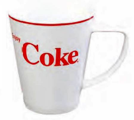 Red and White Mug