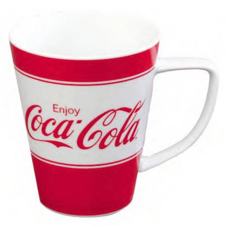 Red and White Mug