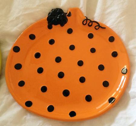 Pumpkin Patch Salad Plate