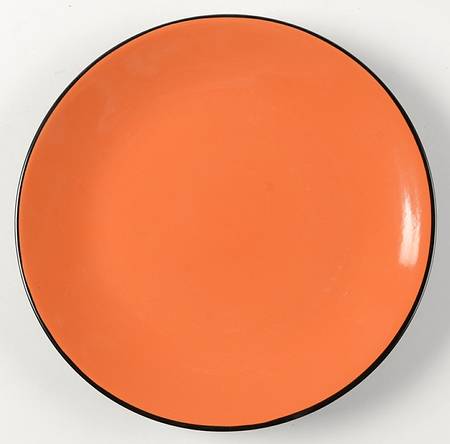 Vivendi Orange Salad Plate