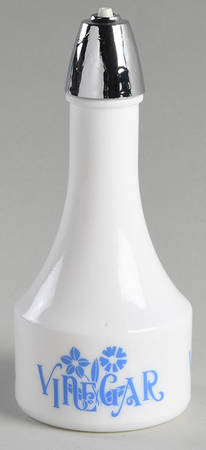 Delft Flower Vinegar Cruet/Shaker with Plastic Lid