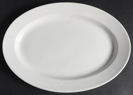 Ivory Buffetware 12" Oval Serving Platter