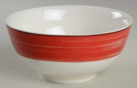 Julia Street Red Soup/Cereal Bowl