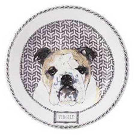 Darling Dog Salad/Dessert Plate