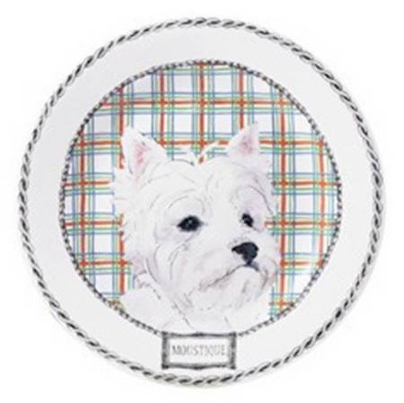 Darling Dog Salad/Dessert Plate