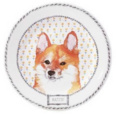 Darling Dog Salad/Dessert Plate