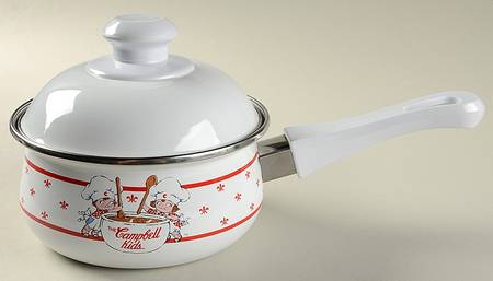 Cambells Kids 1.0 Quart Metal Covered Saucepan