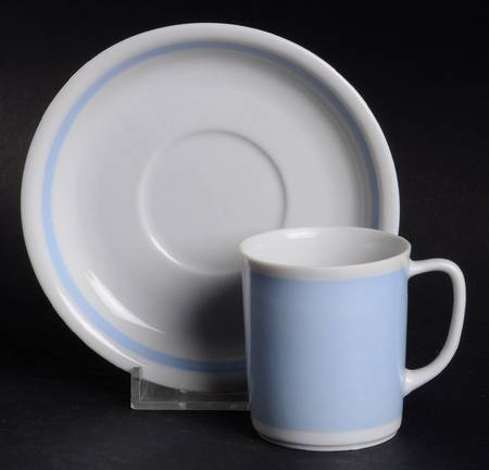 GIN347 Flat Demitasse Cup & Saucer Set