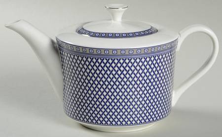 Metro Blue Tea/Coffee Pot & Lid