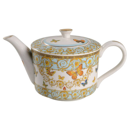 Blue Butterfly Teapot & Lid