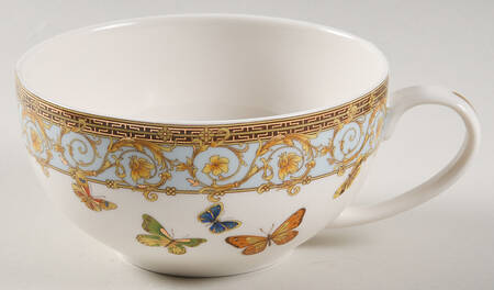 Blue Butterfly Cup for Individual Teapot & Lid with Cup