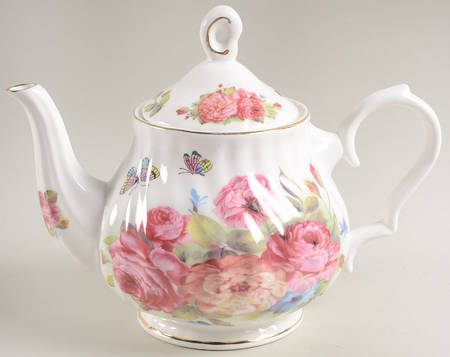 Sandra's Rose Teapot & Lid