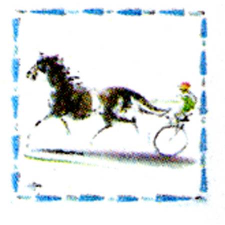 Cavaliers Square Acrylic Coaster