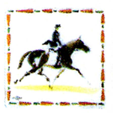 Cavaliers Square Acrylic Coaster