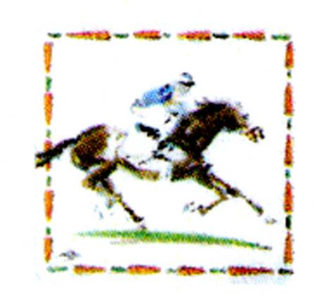 Cavaliers Square Acrylic Coaster