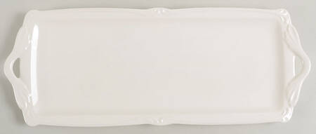 Rocaille Blanc (White) Tray-Oblong 15"