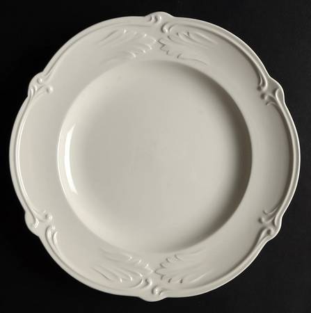 Rocaille Blanc (White) Dessert/Pie Plate