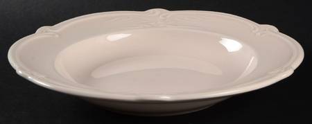 Rocaille Pastel Large Rim Soup Bowl