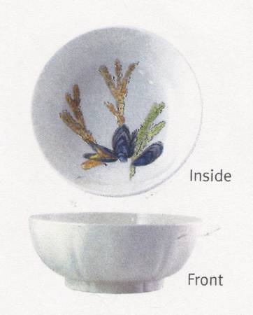 Grand Crustaces  (Scallope Rim) 8" All Purpose Bowl