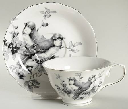 Pasadena Blackbirds Flat Cup & Saucer Set