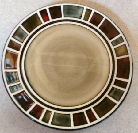 Red Cimarron Bread & Butter Plate