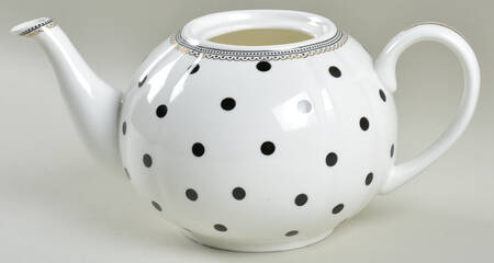 Josephine Black Teapot No Lid