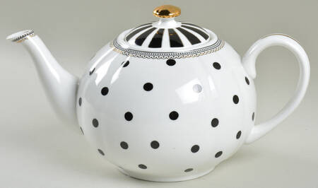 Josephine Black Teapot & Lid
