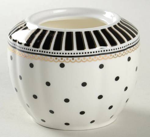 Josephine Black Sugar Bowl No Lid
