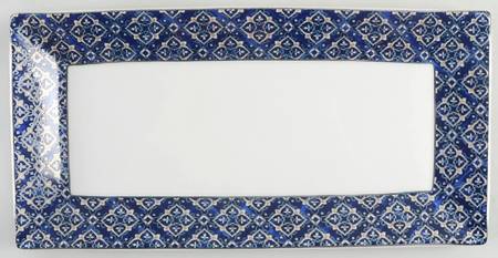 Blue Diamond Rectangular Tray