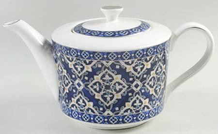 Blue Diamond Teapot & Lid