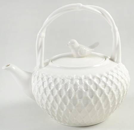Victorian Bird Teapot & Lid